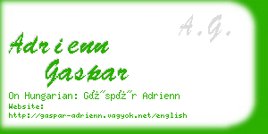 adrienn gaspar business card